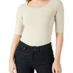 Tommy Hilfiger Damen Slim Fit Kurzarm T-Shirt