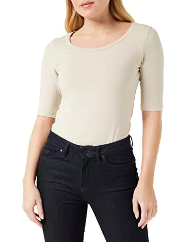 Tommy Hilfiger Damen Slim Fit Kurzarm T-Shirt