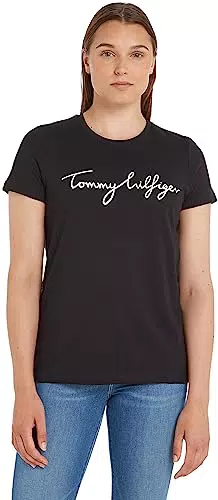 Tommy Hilfiger Heritage Crew Neck Graphic Tee Kurzarm T-Shirt für Damen