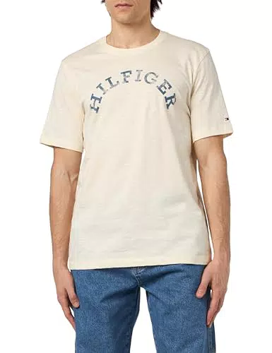 Tommy Hilfiger HILFIGER ARCHED TEE Kurzarm T-Shirt für Herren