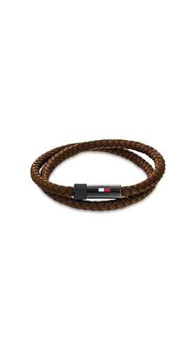 Tommy Hilfiger Jewelry Armband für Herren aus Leder Schwarz - 2790262S