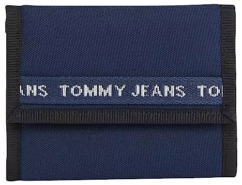 Tommy Jeans Herren Portemonnaie Essential Nylon Trifold - Blau