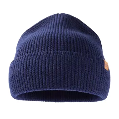 TOP-EX Merino Mütze Beanie für Damen und Herren – Warme Wollmütze für Outdoor-Sport