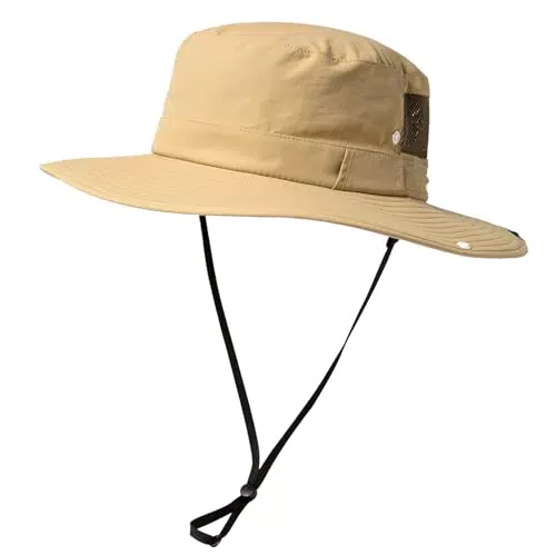 TOP-EX Herren Safarihut UPF 50 - Wasserdicht, Atmungsaktiv und Faltbar für Outdoor