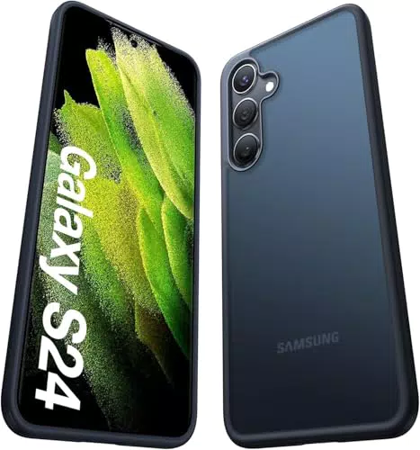 TORRAS Hülle für Samsung Galaxy S24 – Militärischer Sturzschutz mit Airbags