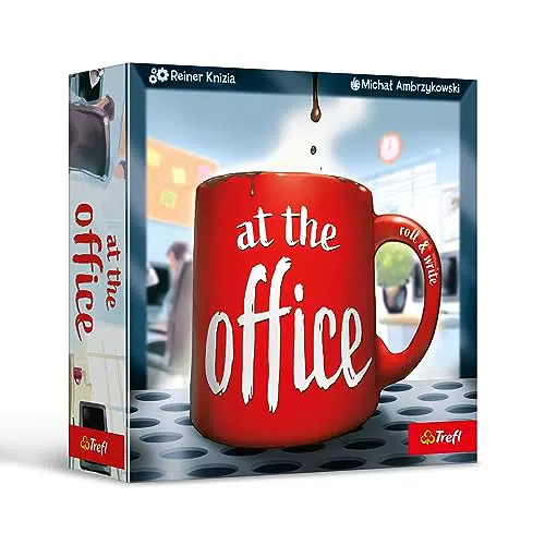 Trefl Office Spiel für Erwachsene und Kinder ab 8 – Strategisches Familienspiel