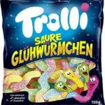 Trolli Saure Glühwürmchen - Fruchtige Gummibärchen für saure Naschkatzen
