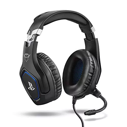 Trust Gaming Headset GXT 488 Forze-G - Offiziell Lizenziert für Playstation - PS4 und PS5 Headset mit Klappbarem Mikrofon und Einstellbarem Kopfbügel
