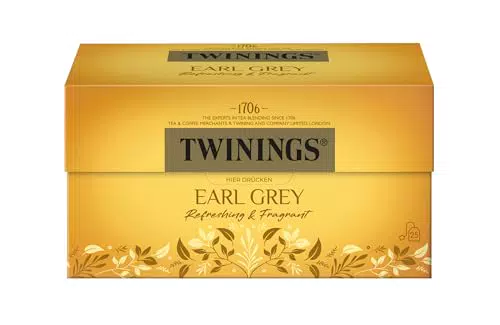 Twinings Earl Grey Schwarzer Tee mit Bergamotte-Aroma – erfrischender Genuss