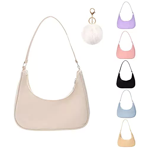 Vintage 90s Umhängetasche für Damen – Kleine Segeltuchtasche y2k Fashion
