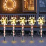 Umikk Solar Weihnachtsdeko für den Außenbereich – Wetterfeste Tannenbaum-Lichter
