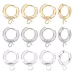 UNICRAFTALE Huggie Hoop Ohrringe aus 316 Edelstahl für DIY Schmuckzubehör