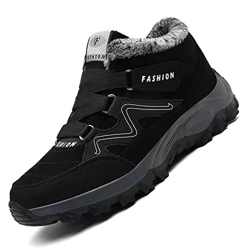 Unitysow Winterstiefel Damen und Herren - Gefütterte Outdoor Schneestiefel