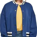 Urban Classics TB5076 Damen Oversized College Jacke Cardigan Sweater