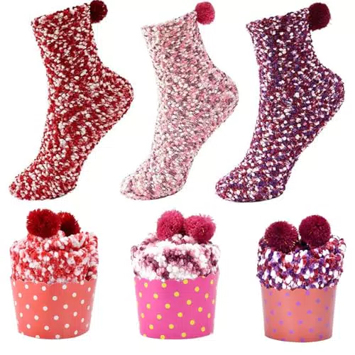 Flauschige Lustige Socken für Frauen – Perfekte Geschenke zum Valentinstag