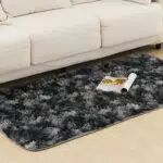 Vamcheer Hochflor Wohnzimmerteppich - Waschbarer Shaggy Teppich für Fußbodenheizung