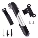 VeloChampion Mini-Fahrradpumpe 100 PSI – tragbare Pumpe für Presta, Schrader, Dunlop