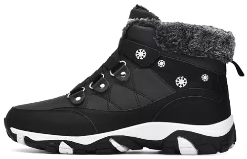 VITIKE Damen Winterschuhe Warm Gefüttert Schneestiefel für Outdoor-Aktivitäten