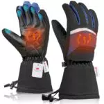 WARMTUYO Winterhandschuhe Herren Damen Warme Touchscreen Handschuhe Wasserdicht Winddicht Skihandschuhe 3M Thinsulate Thermo Handschuhe Winter für Motorrad Skifahren Wandern Radfahren