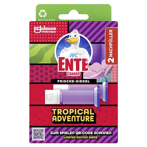 WC-Ente Frische-Siegel Nachfüller Tropical Adventure 4er Pack