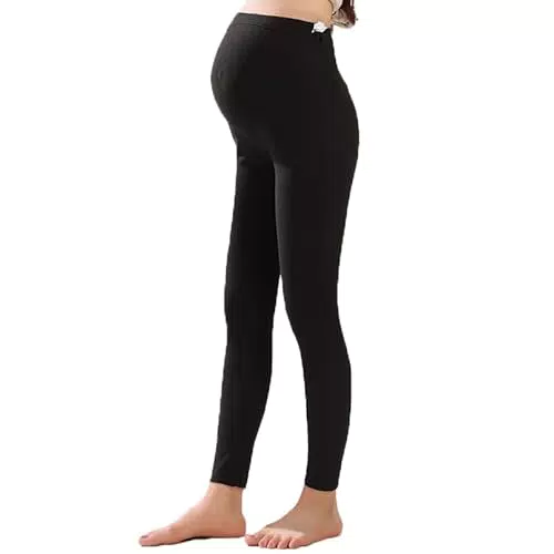 Weardear Schwangerschaftsleggings Thermo High Waist Umstandshose für Schwangere