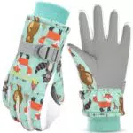 WESTGIRL Kinder Winterhandschuhe - Winddicht, Warm, Wasserabweisend für Outdoor