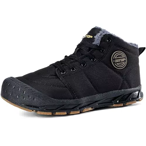 Winterschuhe Herren Gefüttert - Bequeme Rutschfeste Winterstiefel für Outdoor