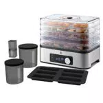WMF Küchenminis Dörrautomat mit 5 Fächern, 30-70°C, 24h-Timer, BPA-frei