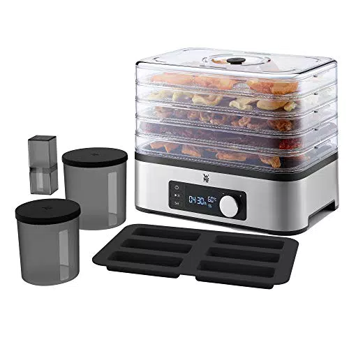 WMF Küchenminis Dörrautomat mit 5 Fächern, 30-70°C, 24h-Timer, BPA-frei