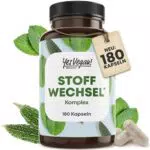 Yes Vegan® Stoffwechsel Kapseln mit Cholin, Zink, L-Carnitin und Koffein