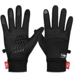 Yobenki Winterhandschuhe für Herren – Wasserabweisende Touchscreen Fahrradhandschuhe