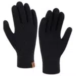 ZASFOU Damen Winterhandschuhe Touchscreen - Warme Strickhandschuhe für kaltes Wetter