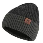 ZASFOU Winter Strickmütze Unisex mit Fleece gefüttert – Warme Slouchy Mütze