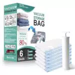 ZUJO Vakuum-Aufbewahrungsbeutel für Kleidung, Kissen und Handtücher