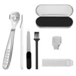 Pedicure Set von [Marke]: Fußfeile, Fußschaber, Nagelfeile und Zubehör