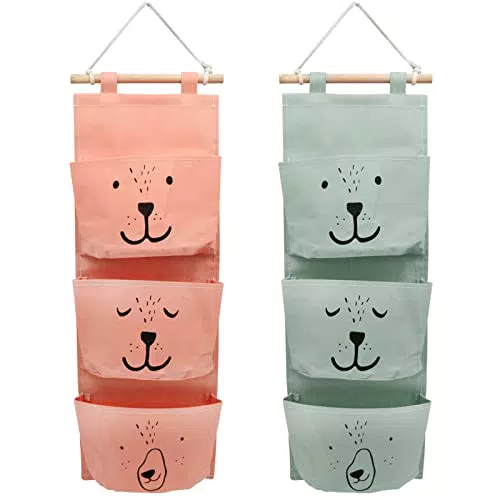 Kreative Hängende Organizer Tasche aus Leinen für Kinderzimmer und Badezimmer