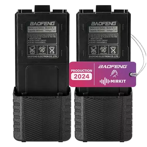 Baofeng Akku 3800mAh für UV-mk5, UV-mk5X3, RD-mk5, UV-mk5TP - Funkgerät Zubehör