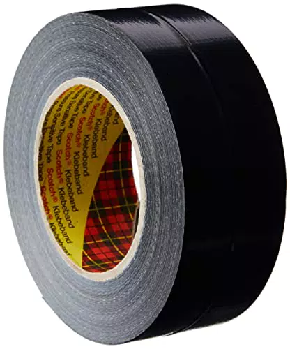 3M Premium Gewebeklebeband 389, 25 mm x 50 m, Schwarz