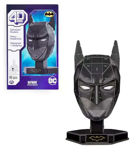 4D Build Batman Maske - Detaillierter 3D-Modellbausatz für Fans ab 12 Jahren