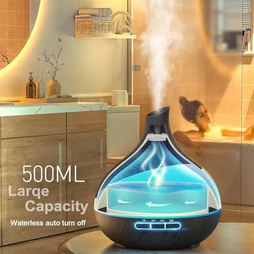 Aroma Diffuser mit Fernbedienung – Aromatherapie für große Räume, 4 Timer-Einstellungen