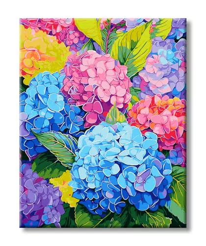 77iiAii Malen nach Zahlen für Erwachsene - DIY Ölgemälde Kit 40 x 50 cm