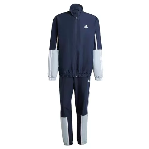 adidas Herren Sportbekleidung Colorblock 3-Streifen Trainingsanzug