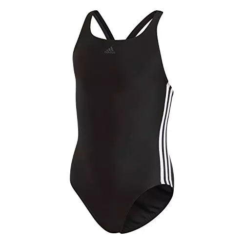 adidas Mädchen Athly Badeanzug mit 3 Streifen