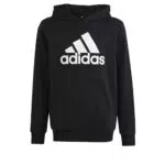 Adidas Unisex Kinder Hooded Sweat U Bl Hoodie, Black/White