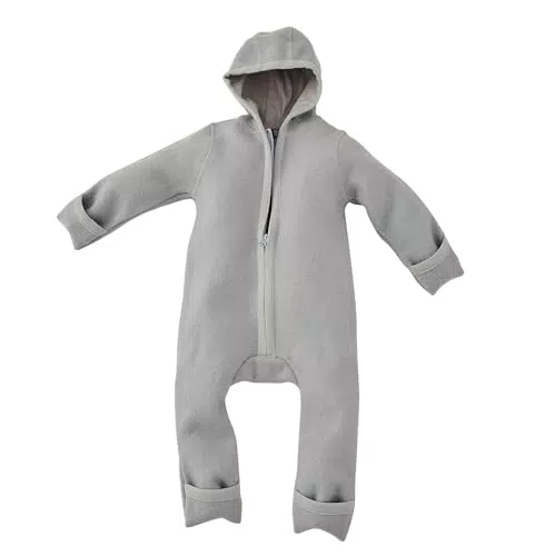 ALAVYA HOME® Walkoverall aus 100% Bio-Schurwolle für Babys und Kleinkinder