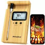 AlfaBot K2 Bluetooth Fleischthermometer – Kabellos Grill- und Bratenthermometer