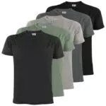 ALPIDEX Herren T-Shirts Rundhals einfarbig in verschiedenen Größen