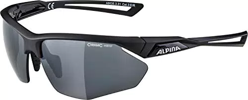 ALPINA NYLOS HR - Sport- und Fahrradbrille mit 100% UV-Schutz für Erwachsene