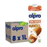 Alpro Mandeldrink ohne Zucker – Calcium- und Vitaminquelle, vegan und laktosefrei