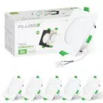 ALUSSO LED Einbaustrahler 230V Dimmbar, 3CCT, IP44 für Badezimmer und Küche